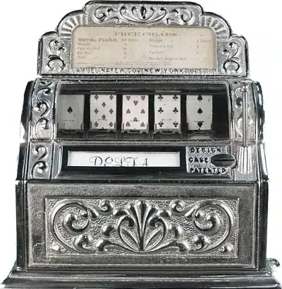 Poker-Spielautomat von 1891 Poker-Spielautomat von 1891