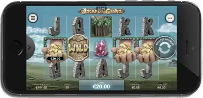 Ein Spielautomat auf dem Handy Slot App Handy